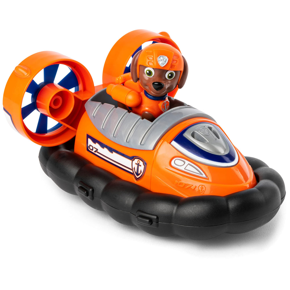 Hovercraft wheels roll smoothly for dynamic role-play rescues.