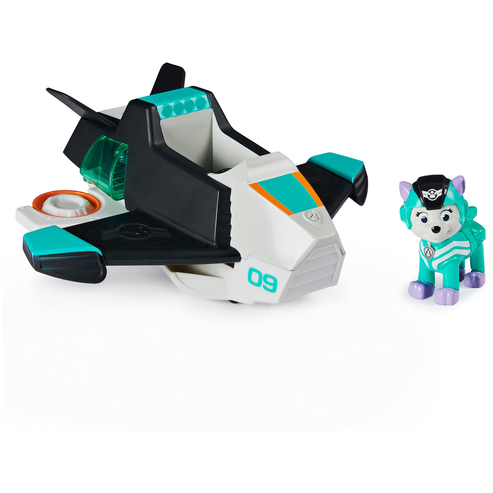 Paw Patrol Jet to the Rescue Everest deluxe vehicle front view with light-up details