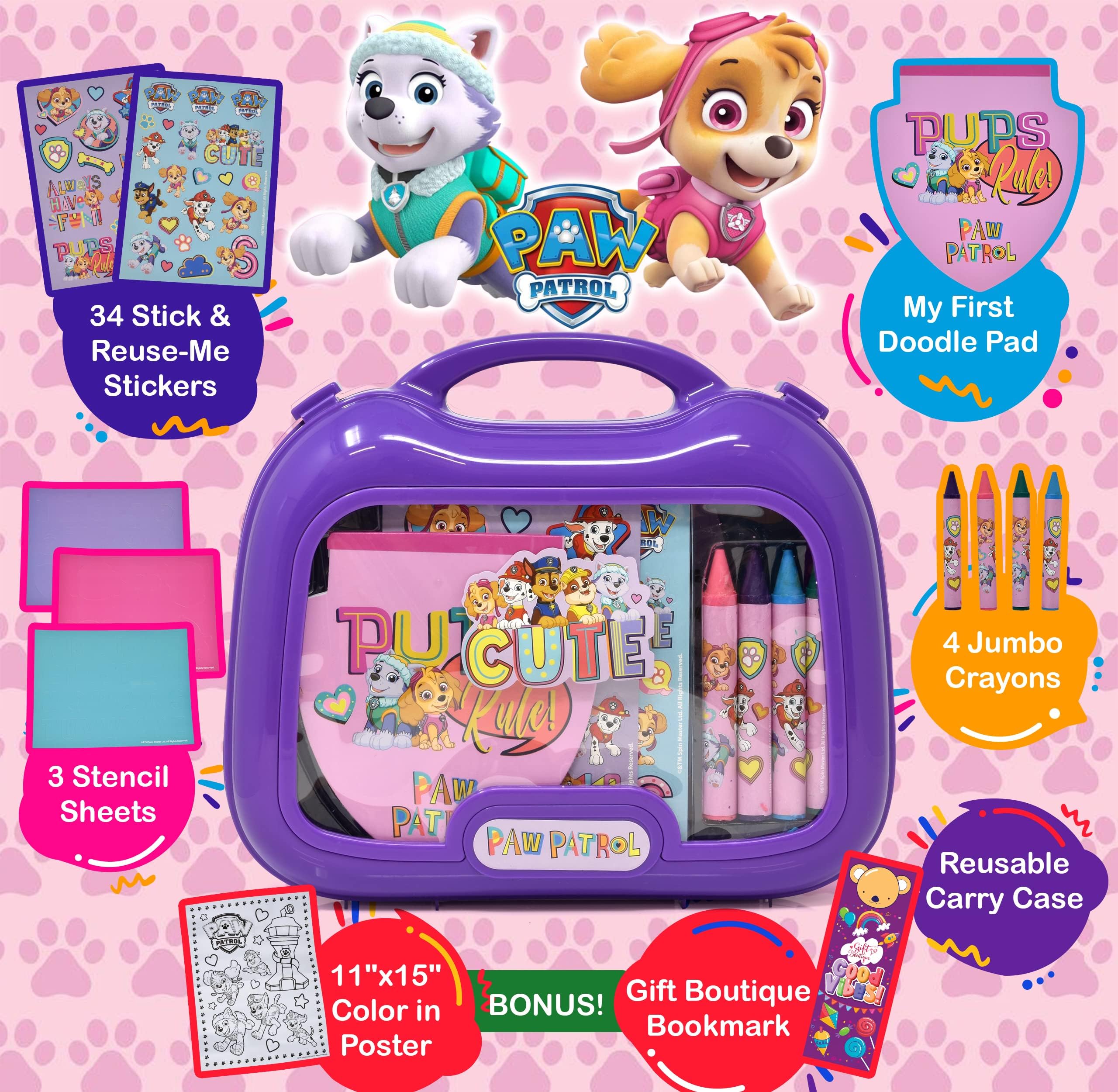 Paw Patrol jumbo crayons deliver bold, vibrant color for budding artists.