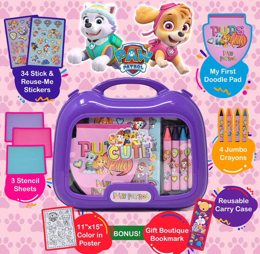 Paw Patrol jumbo crayons deliver bold, vibrant color for budding artists.