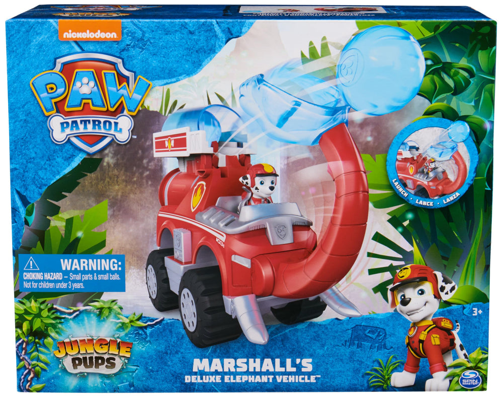 Paw Patrol Jungle Pups collectible set packaging designed for ages 3 and up