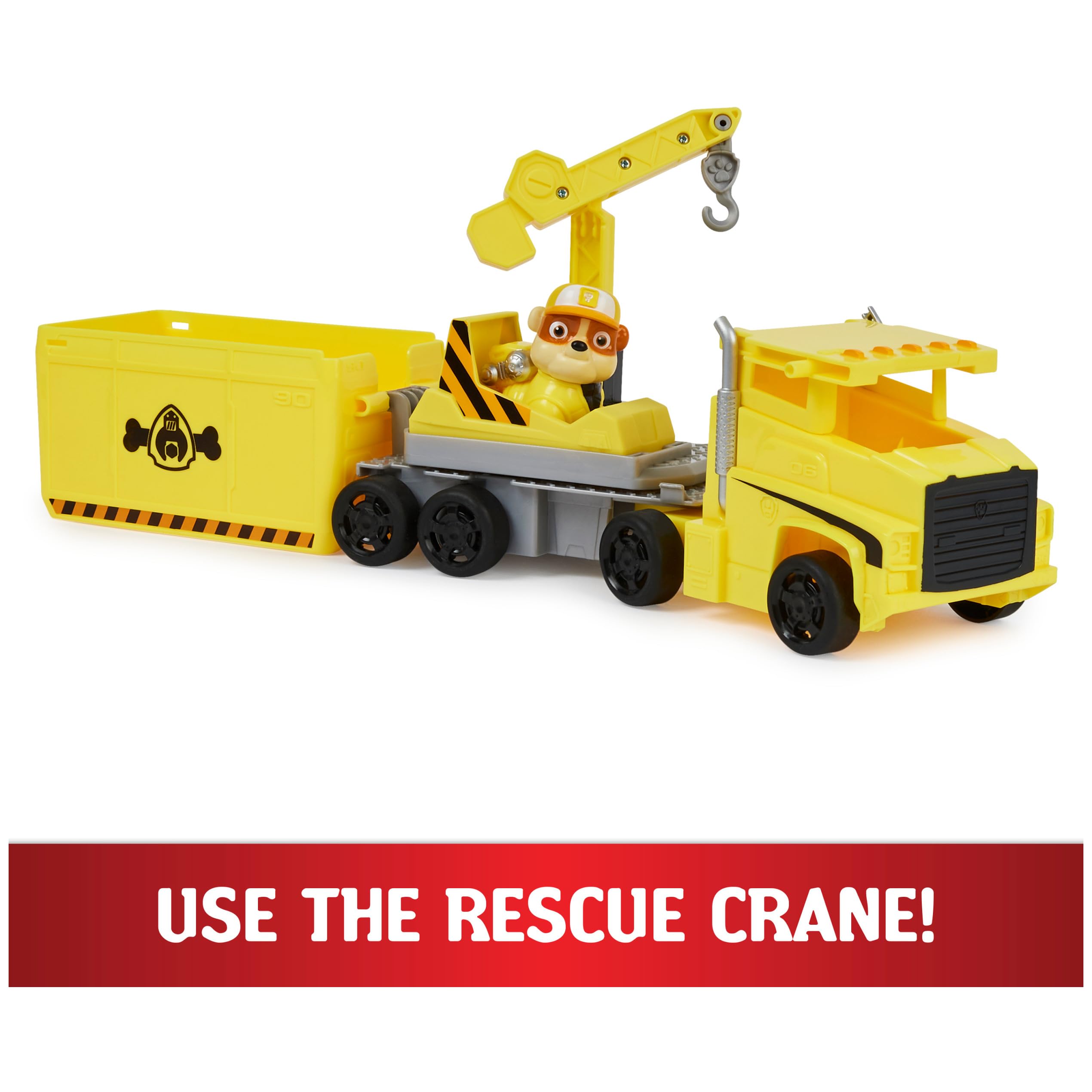 Paw Patrol material storage bin revealed in Command Center mode.