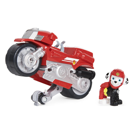 PAW Patrol Marshall deluxe vehicle wheelie in action for speedy pretend rescues.