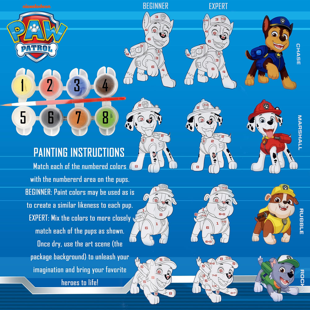 Paw Patrol Chase figurine designed for easy decorating and storytelling play.