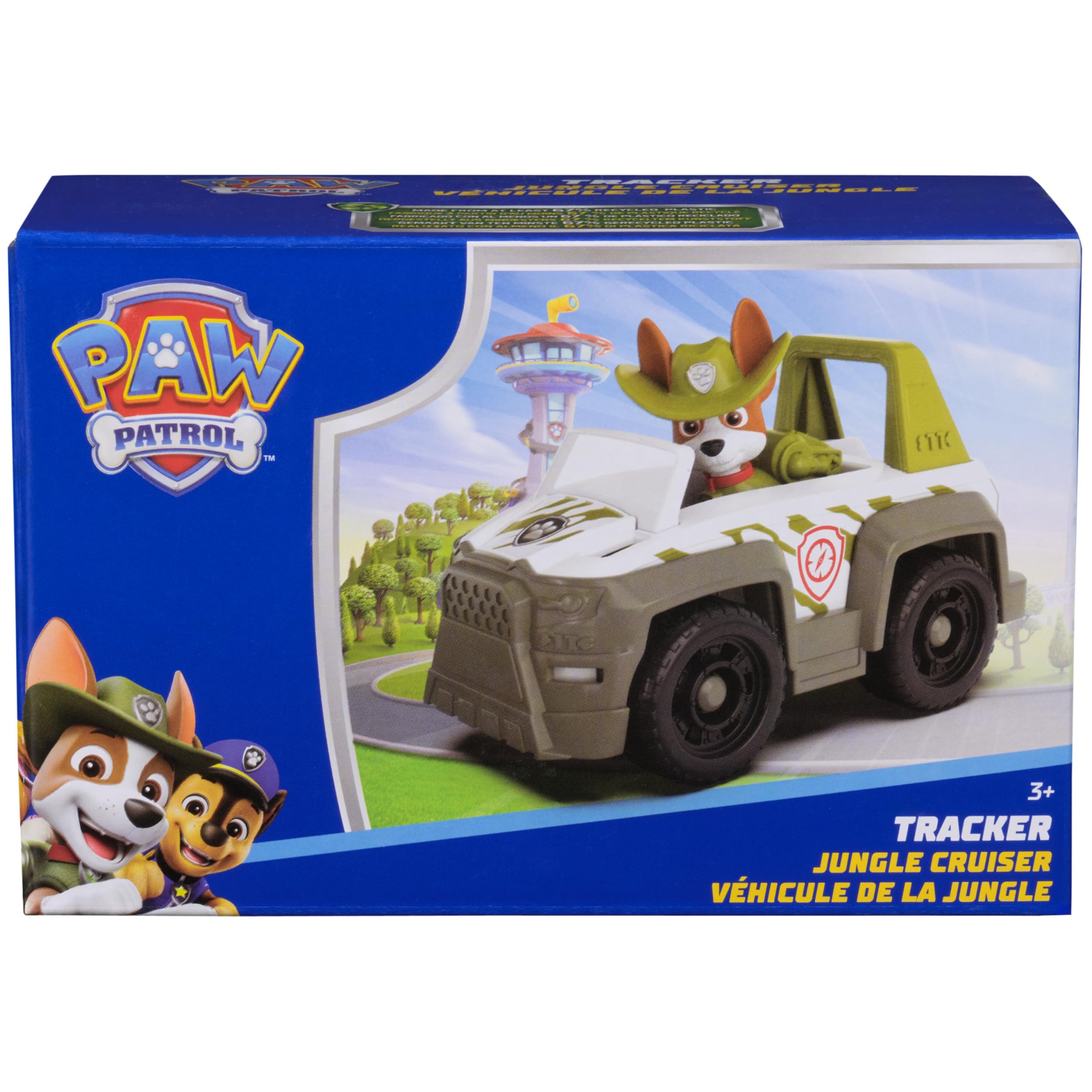 Vehicle made with recycled plastic materials for sustainable play