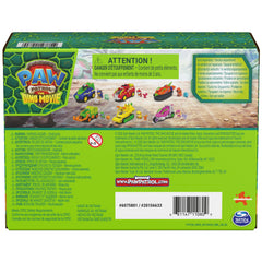 PAW Patrol Recycler retail packaging with included Rocky and dino pieces for gifting