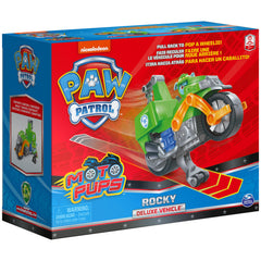 Colorful PAW Patrol Rocky graphics boost kid appeal