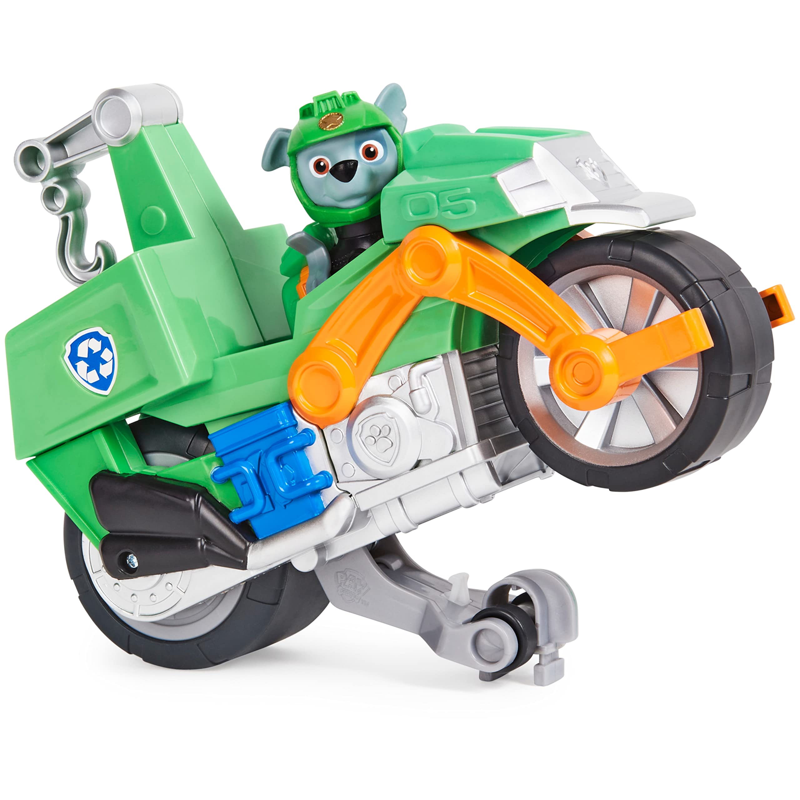 Packaging image illustrating ready-to-play Rocky Deluxe Vehicle