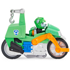Rocky figure included for immersive Moto Pups adventures