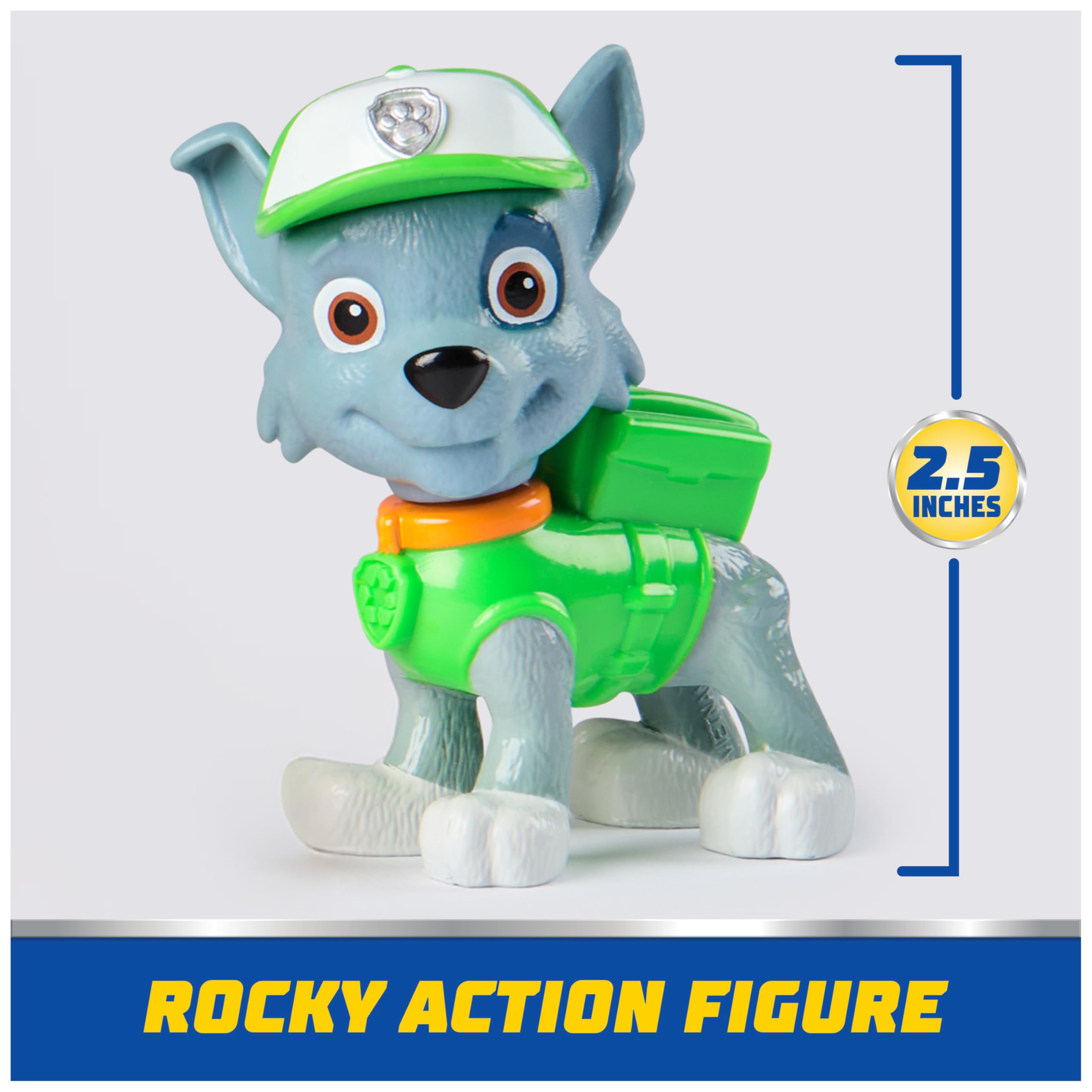 Close-up of Rocky’s authentic detailing on the recycle truck.