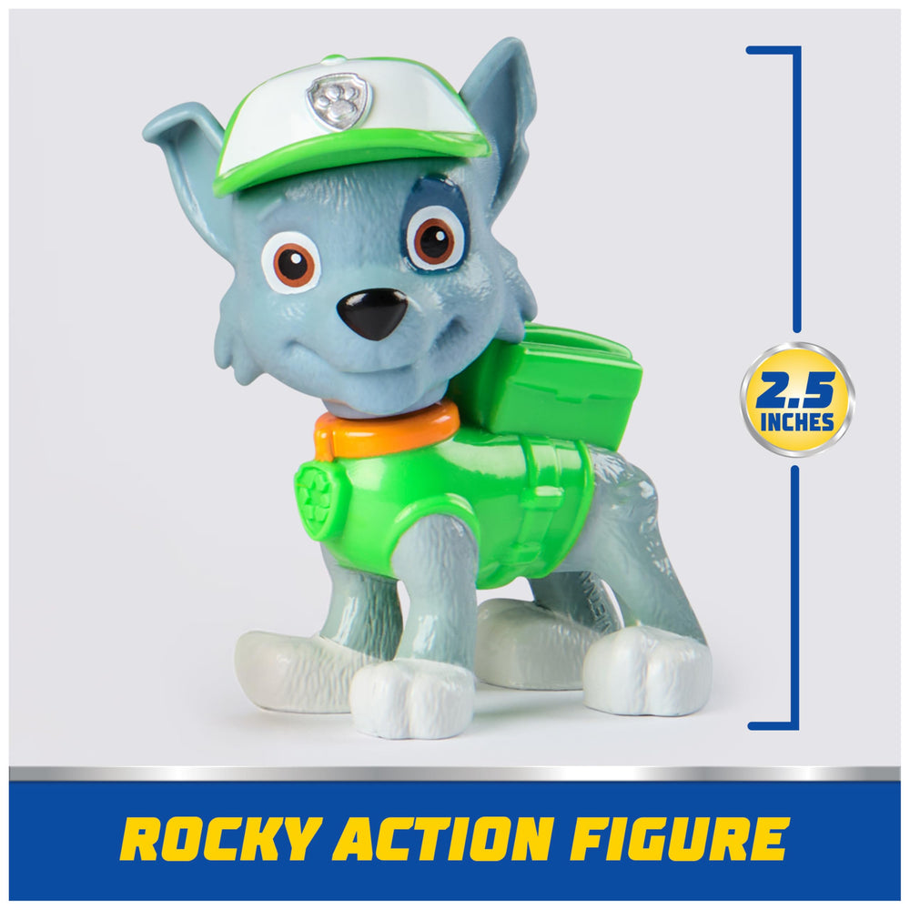 Close-up of Rocky’s authentic detailing on the recycle truck.