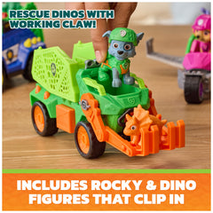 PAW Patrol Rocky Recycler front claw in action for easy dino rescues
