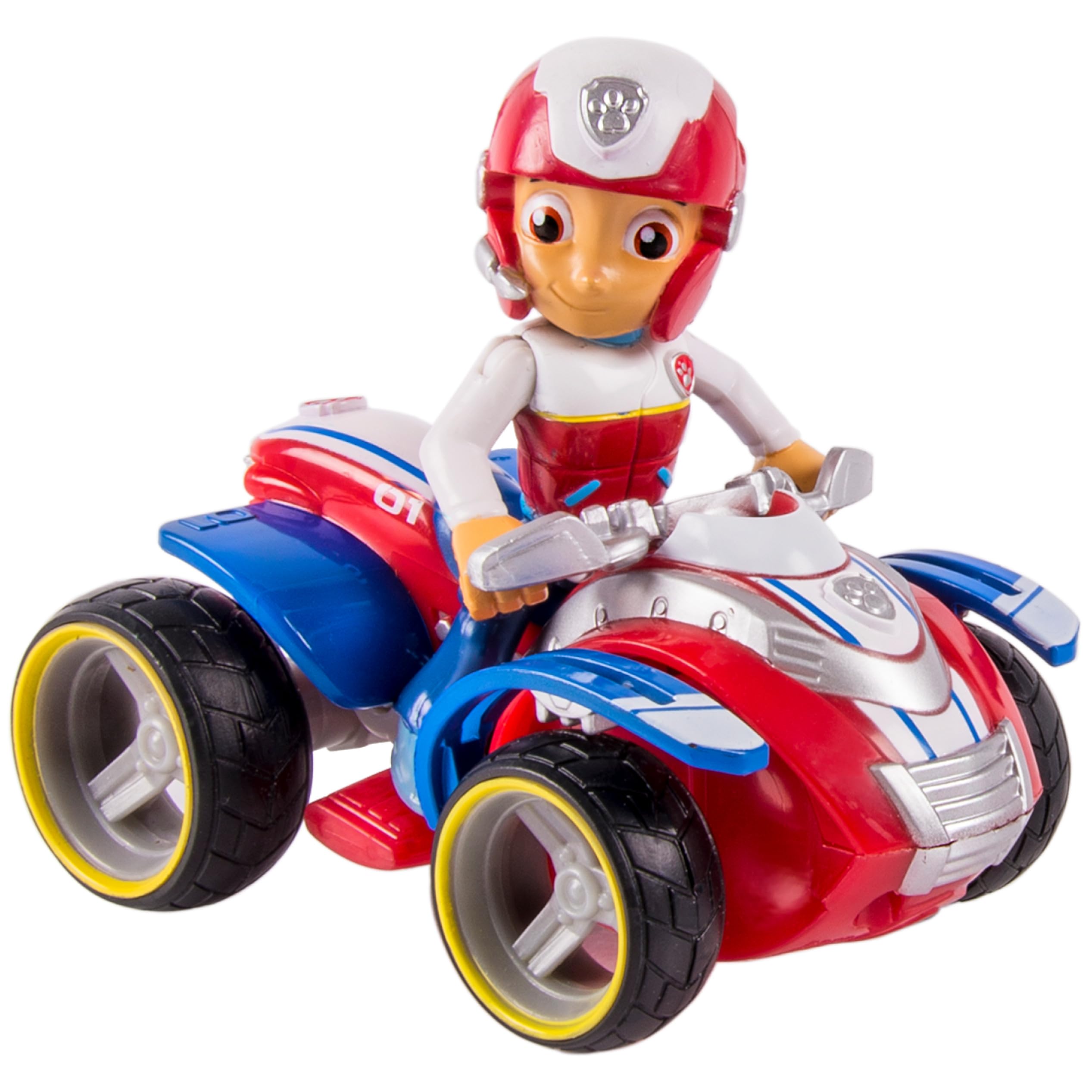 Paw Patrol Ryder figure with articulated arms for dynamic poses.