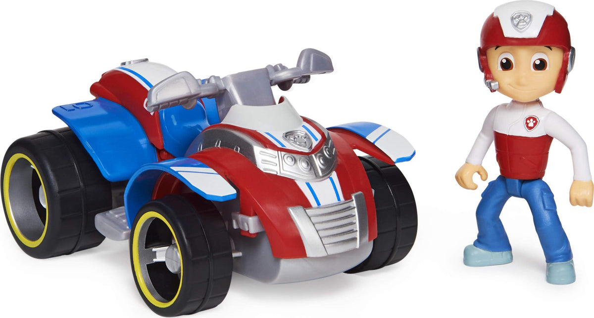 PAW Patrol Ryder’s Rescue ATV with figure ready for action-packed pretend rescues.