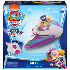 Paw Patrol Skye in pink flight suit and helmet for imaginative rescues