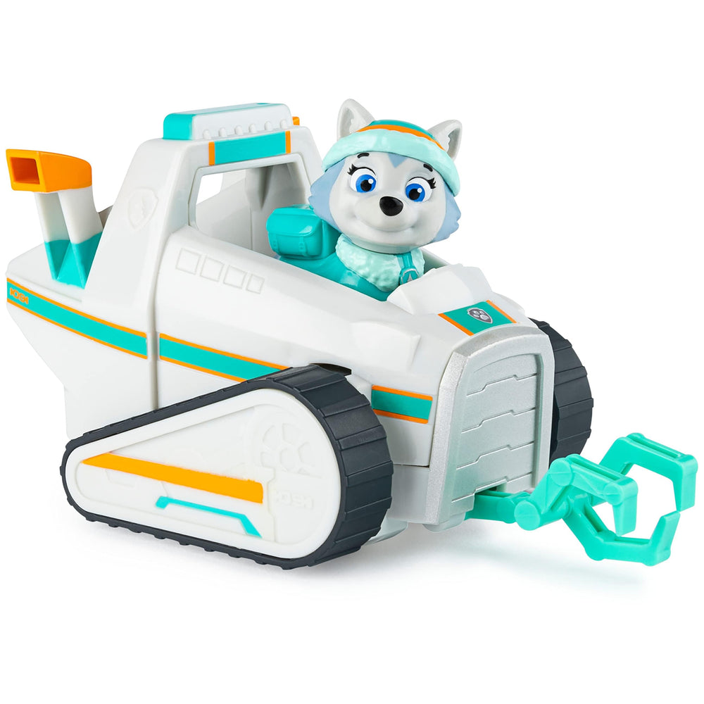 Snow Plow with working wheels supports imaginative rescue missions.