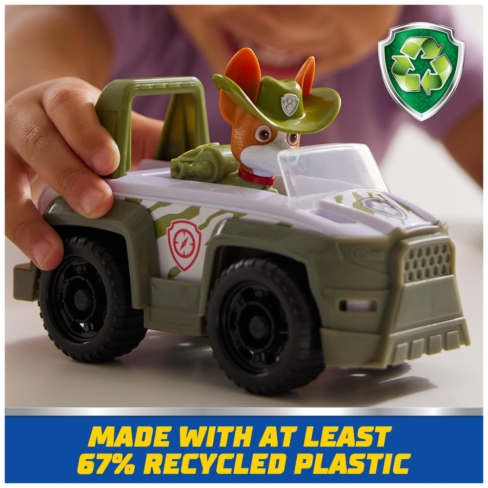 Collectible Tracker figure included with the vehicle