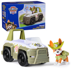 PAW Patrol Tracker jungle rescue vehicle front view with authentic detailing