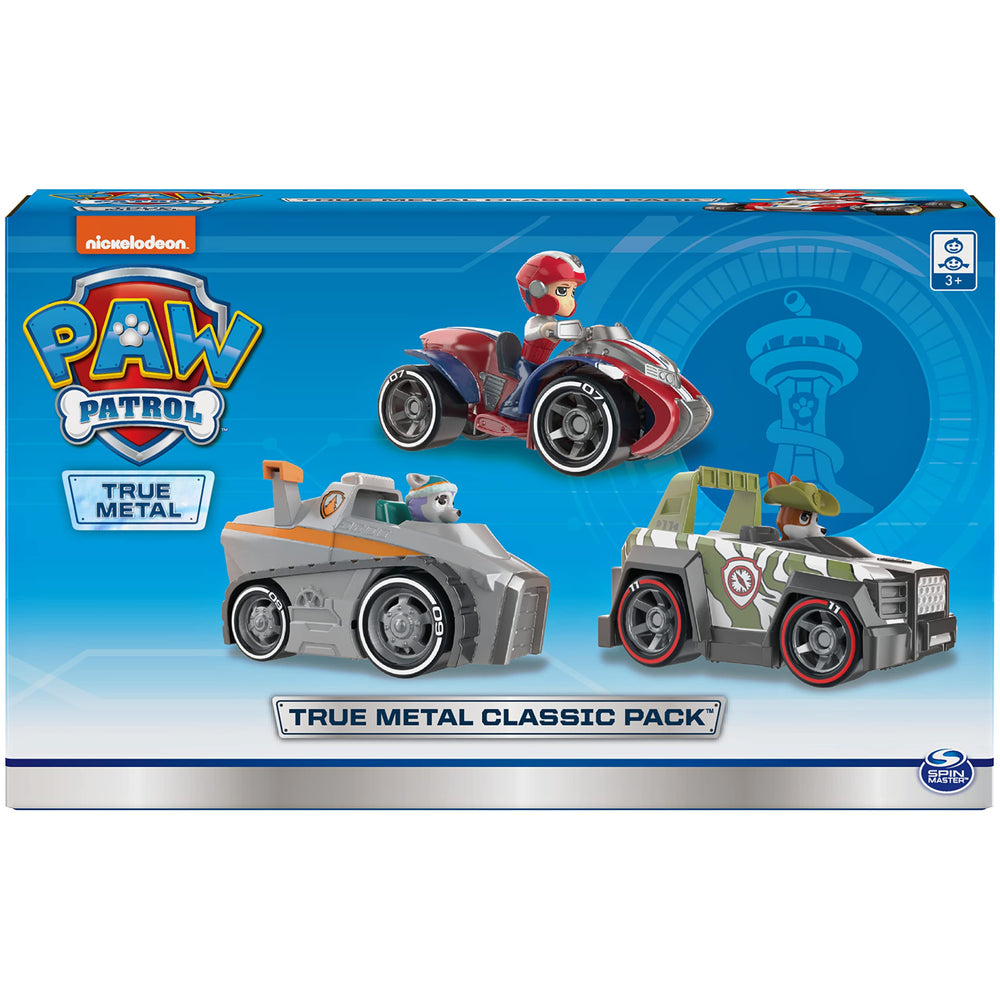 Paw Patrol True Metal Tracker vehicle for versatile mission play and storytelling.