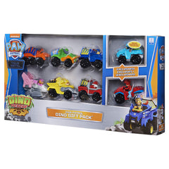 Dino-triceratops vehicle in PAW Patrol True Metal Dino Rescue line for dinosaur-themed adventures
