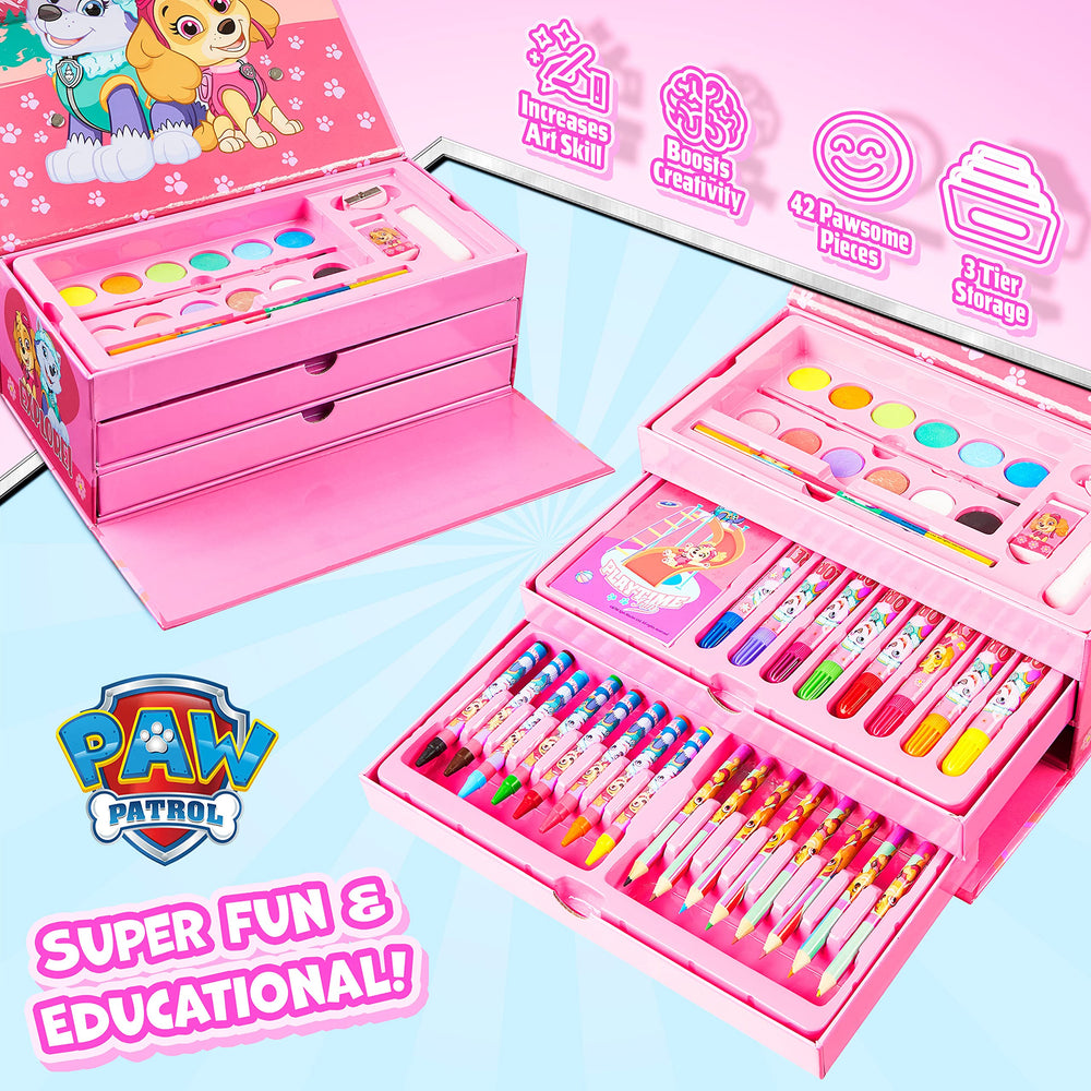 Paw Patrol watercolors paint set for soft washes and blending.