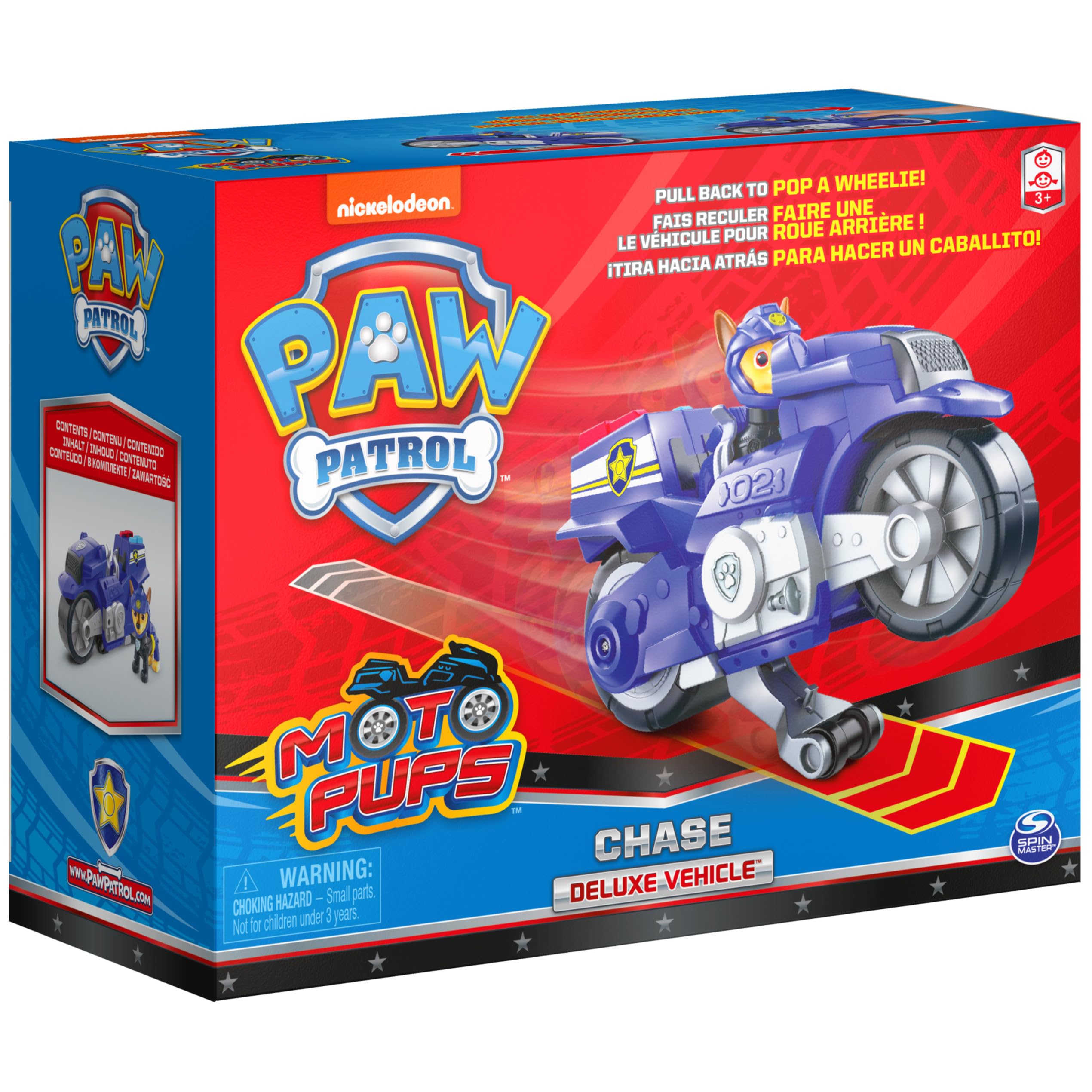 Wheelie action inspires dynamic rescue-style play.