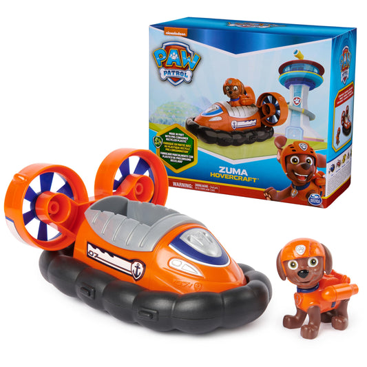 Paw Patrol Zuma Hovercraft toy ready for kid-driven rescue play.
