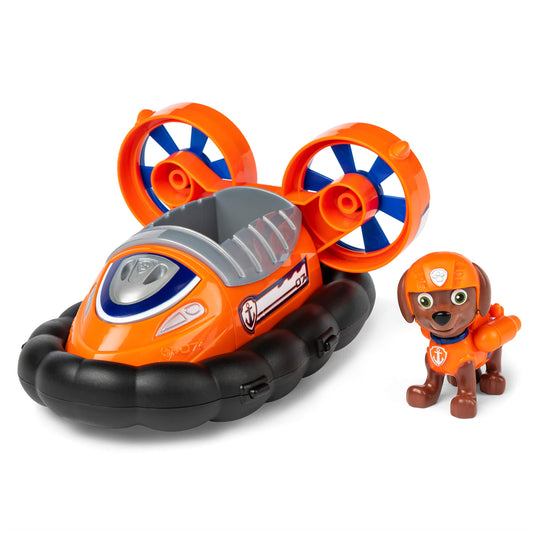 PAW Patrol Zuma hovercraft vehicle in action for imaginative play.