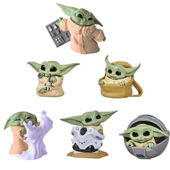 PAZATAO Baby Yoda 2.2-inch figure, perfect desk companion and collectible.