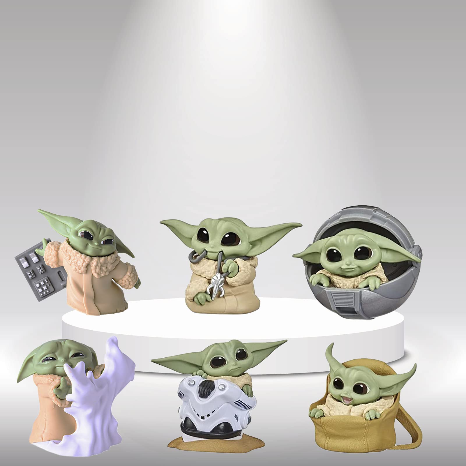 PAZATAO Baby Yoda collection set adds to your display, great for gifting.