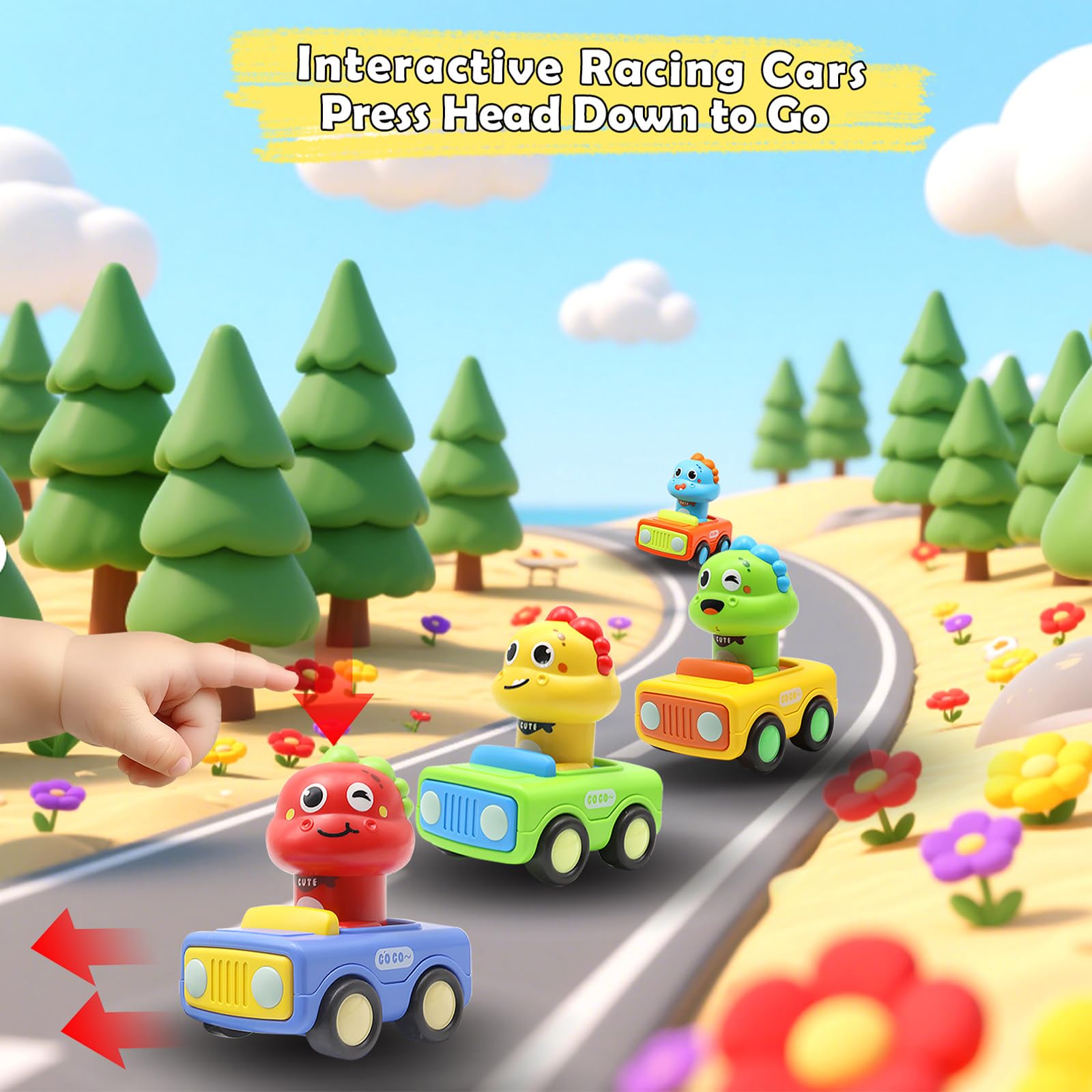 Pbooo kid-friendly design, easy press to start endless exploration.