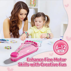 P&C colorful designs inspire kids to craft name bracelets and themed accessories.