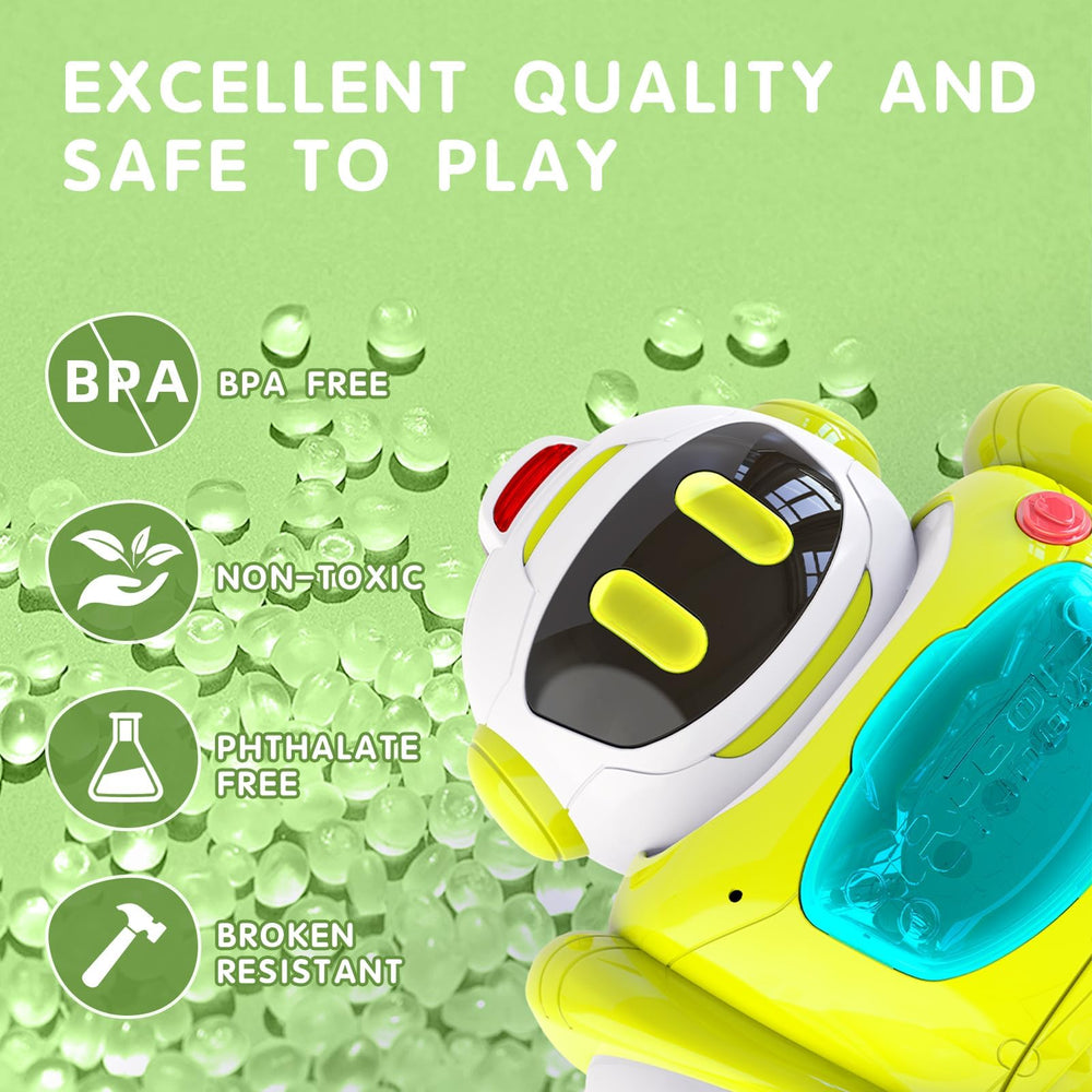 P&C remote-control robot rotates 360 degrees to boost exploration and coordination.