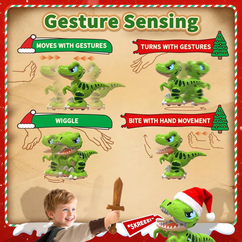 P&amp;C RC dino gesture control for easy kid-friendly movement