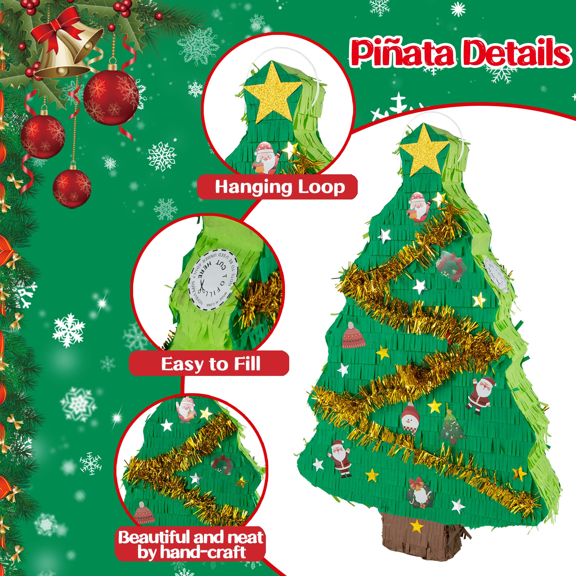 PCFING confetti pack adds holiday sparkle to celebration.