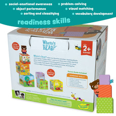 Peaceable Kingdom bear house rooms illustration supports sorting and matching skills.