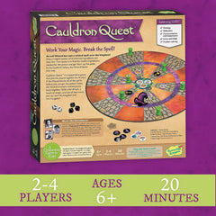 Peaceable Kingdom Cauldron Quest action dice add variability to decisions.