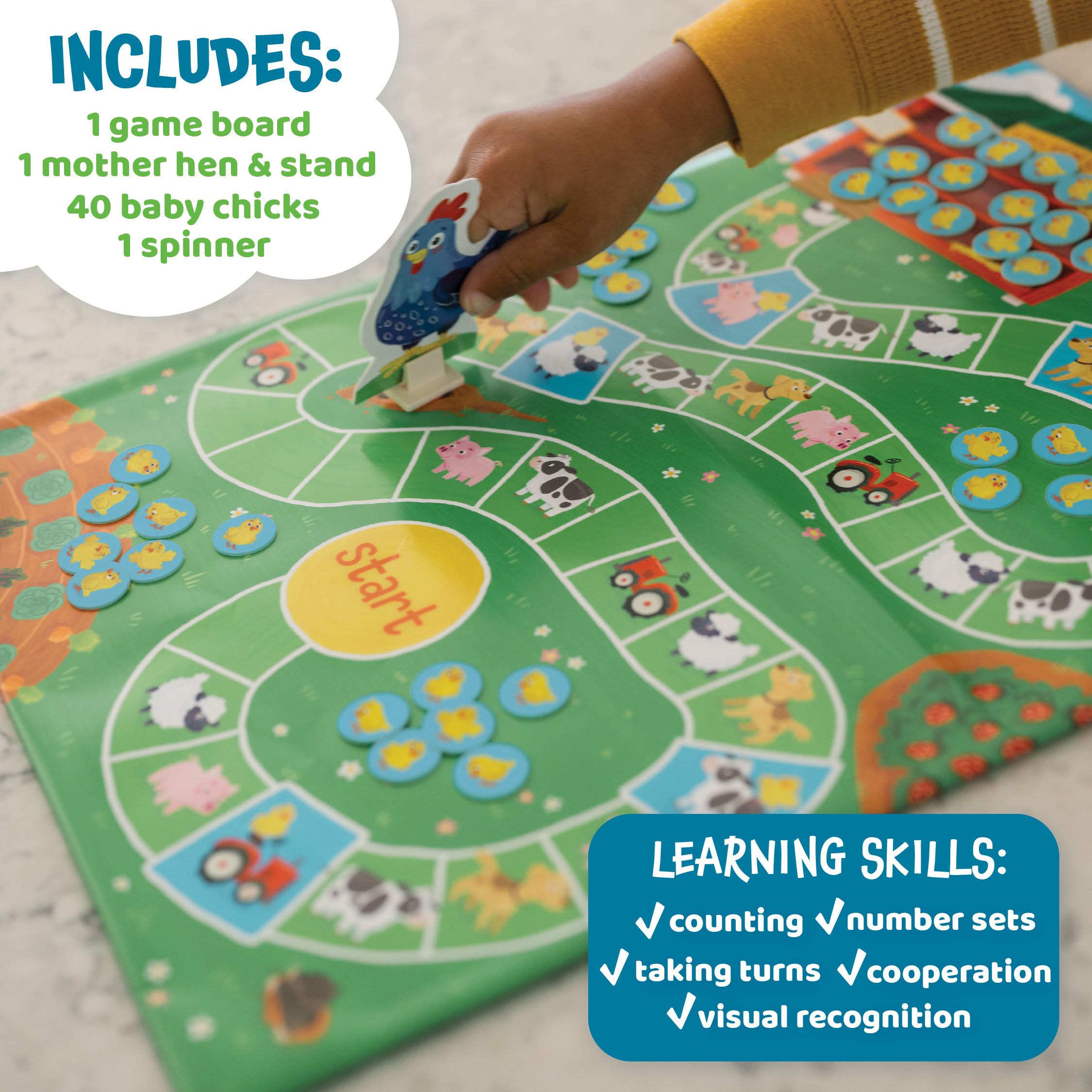Awards plaque highlights four honors for Peaceable Kingdom Count Your Chickens