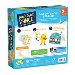 Peaceable Kingdom Duck Duck Dance audience member cards support turn-taking and memory through play.