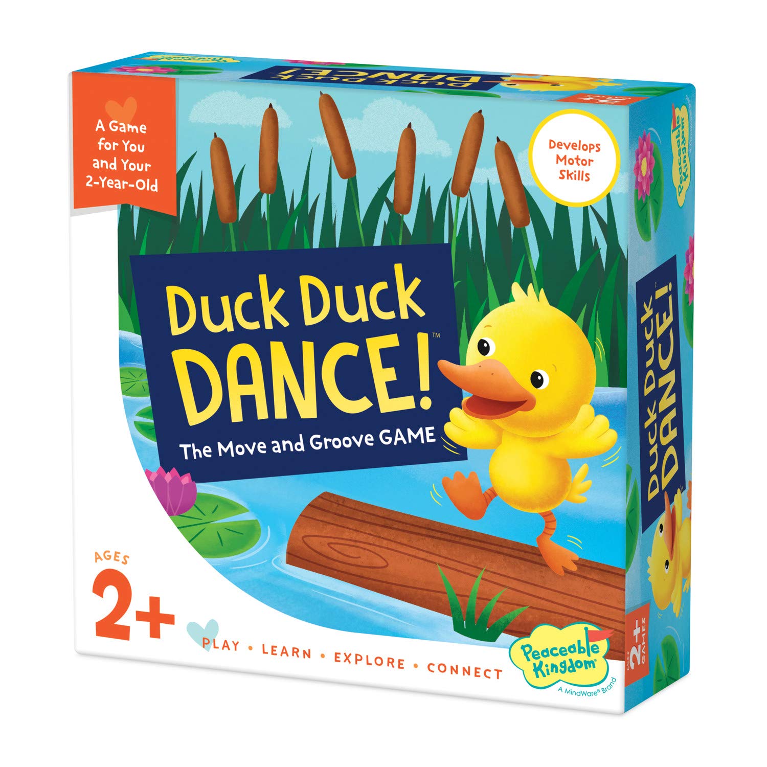 Peaceable Kingdom Duck Duck Dance parent guide helps tailor play to different ages and skill levels.