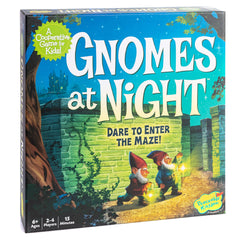 Peaceable Kingdom Gnomes at Night game board ready for cooperative maze play