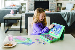Peaceable Kingdom magnet design mosaic shapes: easy placement supports early fine motor practice