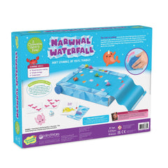 Peaceable Kingdom Narwhal Waterfall family play session promotes teamwork and laughter.