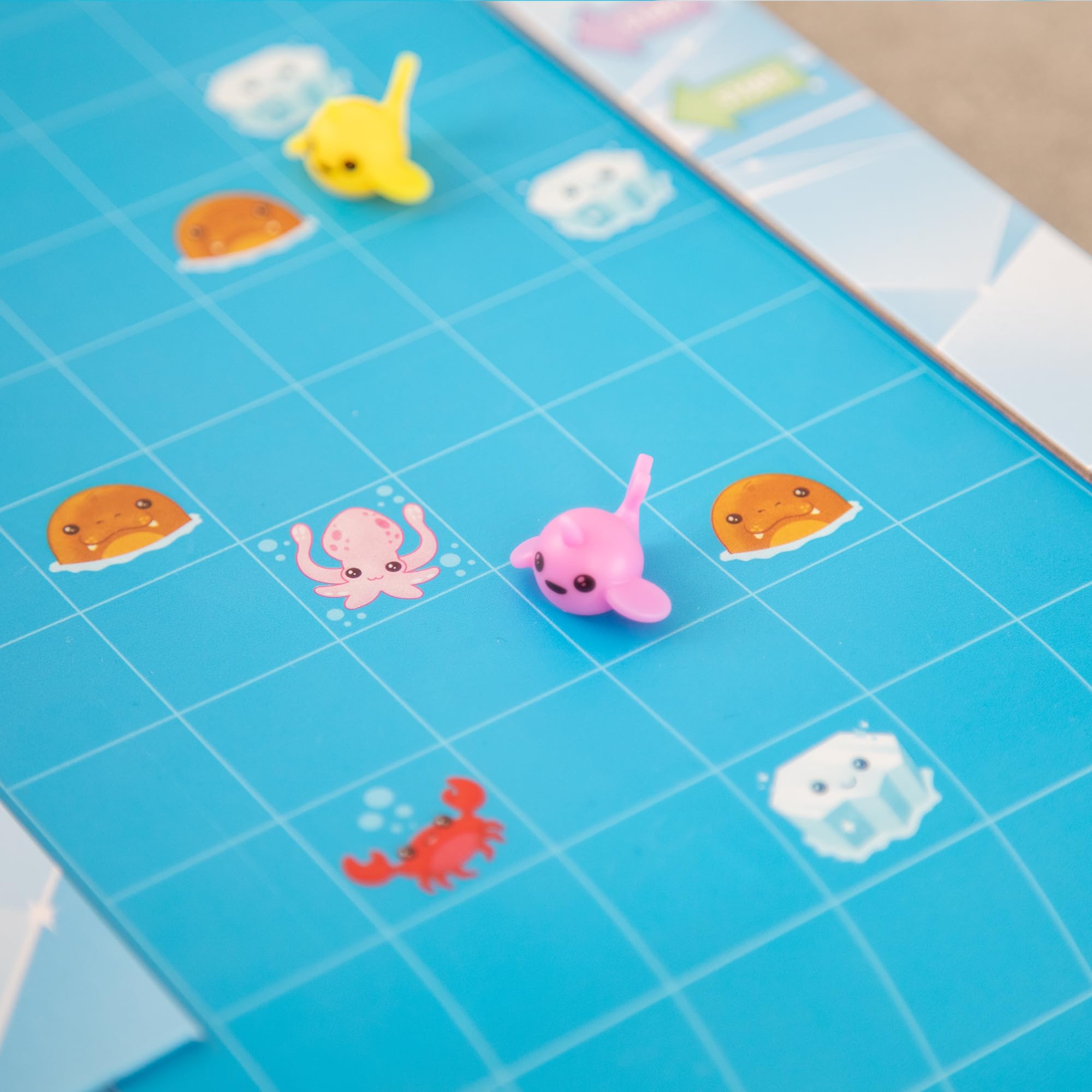 Peaceable Kingdom Narwhal Waterfall swimming cards guide turn strategies and planning.