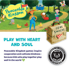 Peaceable Kingdom Race to the Treasure frustration-free packaging shown