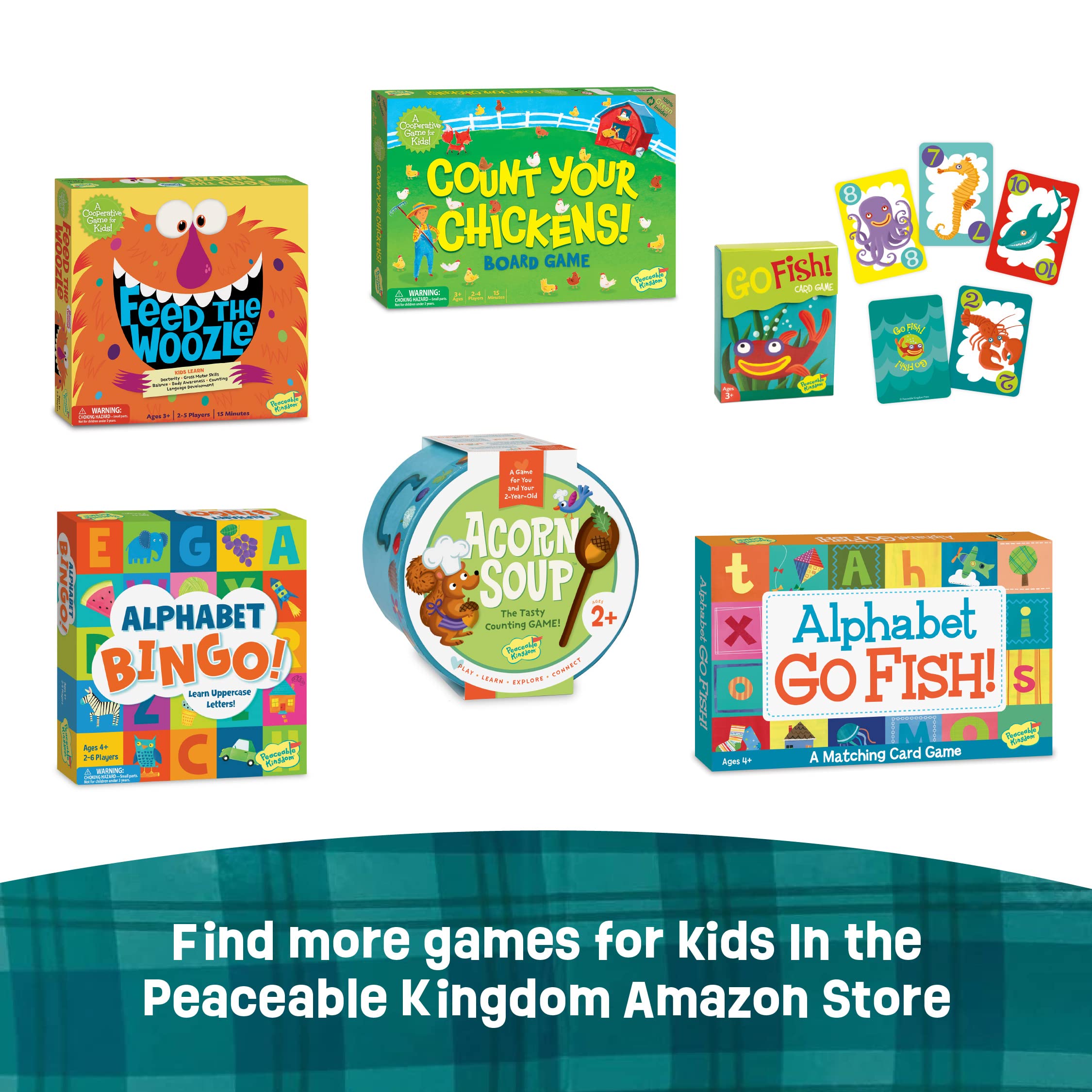 Peaceable Kingdom Snug as a Bug in a Rug award badges reflect trusted design