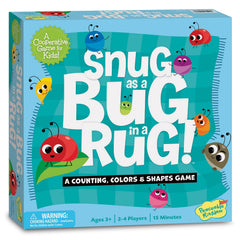 Peaceable Kingdom Snug as a Bug in a Rug board game promotes cooperative play