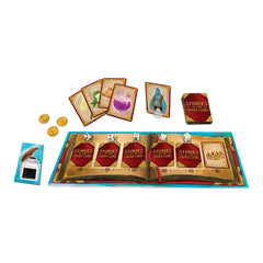 Traveler card from Peaceable Kingdom to start cooperative tale