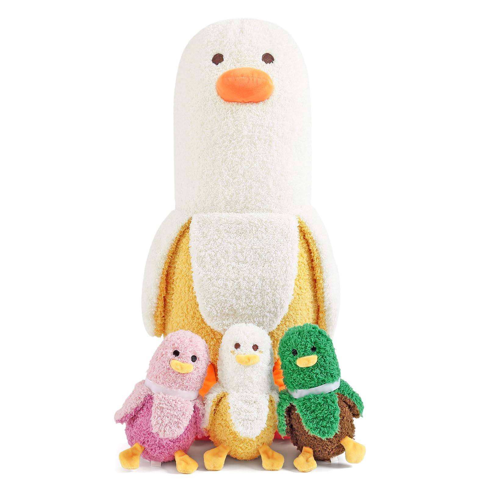 PEACH CAT Banana Duck plush makes a gift with colorful, friendly charm.