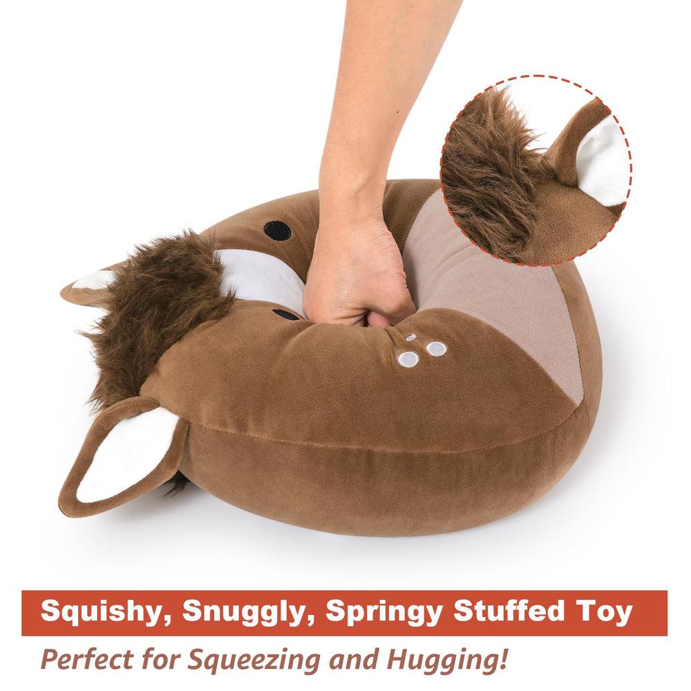 PEACH CAT vacuum-packaged plush that fluffs up with sun or gentle heat.